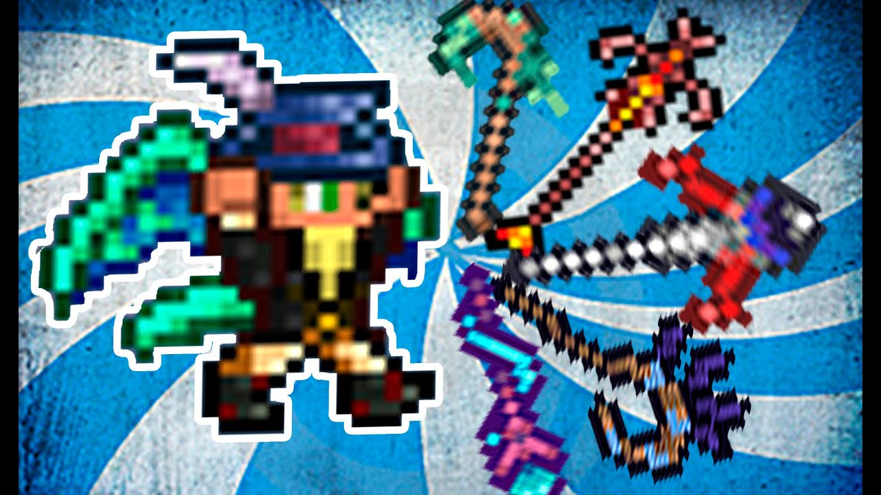 Как в terraria сделать демоническую кирку Как в terraria сделать демоническую кирку