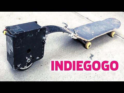 SKATEBOARD ELECTRIC TRAINING WHEELS?!