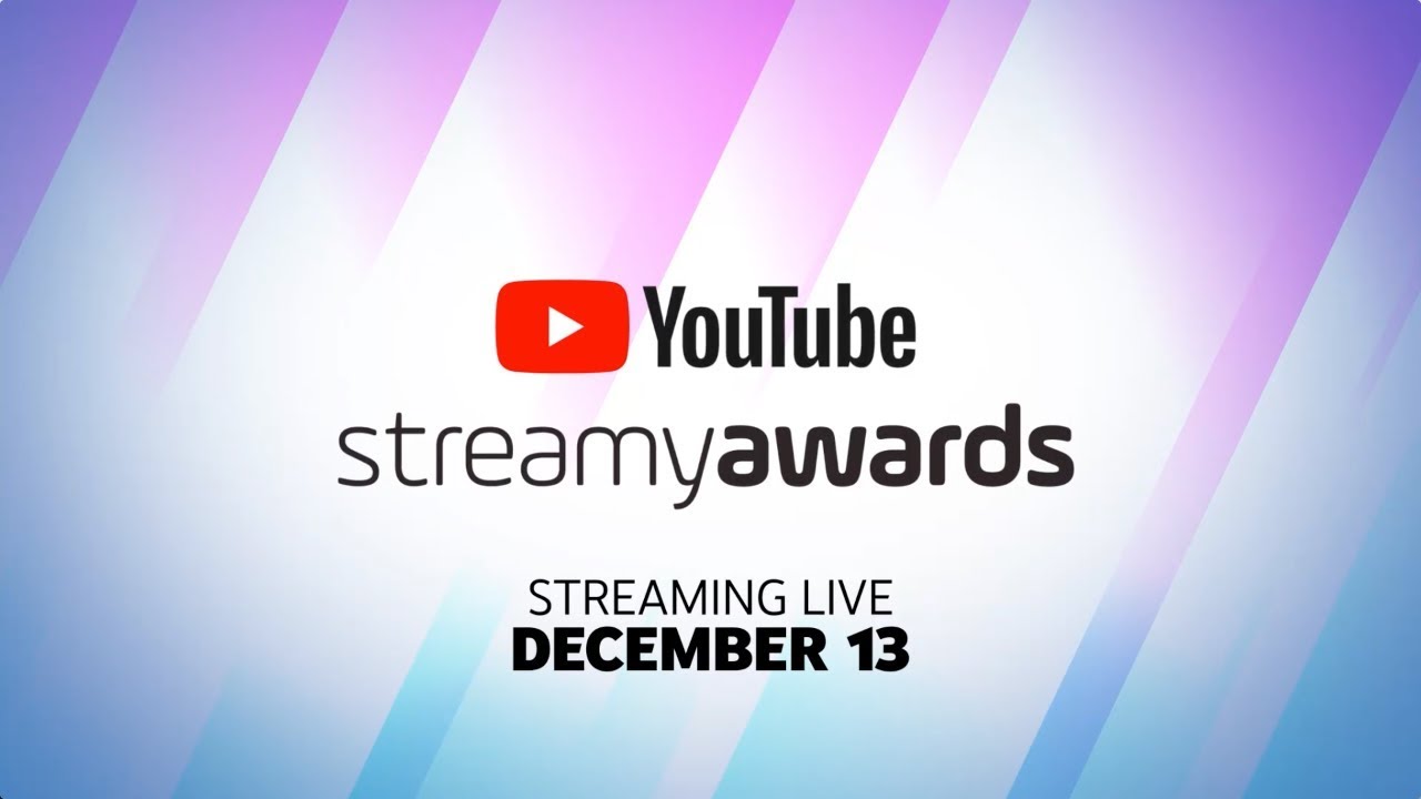 Tune In To the 2019 YouTube Streamy Awards | December 13 at 8pm ET