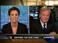 Title:Chris Matthews Elaborates on Kevin James Description:In an interview with Rachel Maddow on "Countdown w/ Keith Olbermann", Chris Matthews discusses why using loaded words such as "appeasement" and not understanding the true meaning behind these words is dangerous for American society.