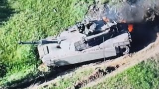 Танк М1А1 Abrams и БМП Bradley Украины в бою на авдеевском направлении
