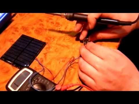 Солнечная батарея своими руками ютуб 16