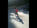 Braxton riding his bike