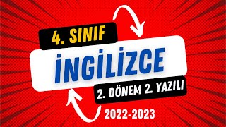 4. Sınıf İngilizce Dersi 2. Dönem 2. Yazılı 2022-2023 1. Örnek