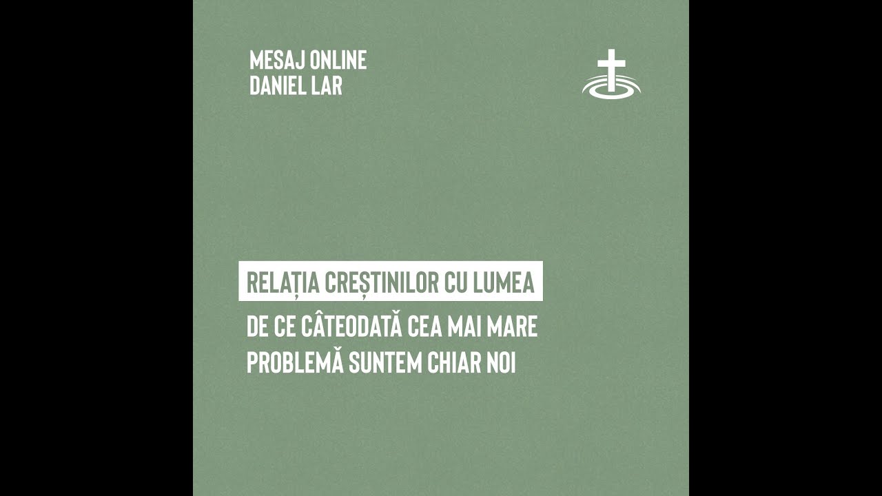Relatia crestinilor cu lumea