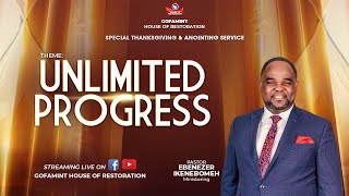 Gofamint House Of Restoration Unlimited Progress Special Thanksgiving Service Oct 5, 2025