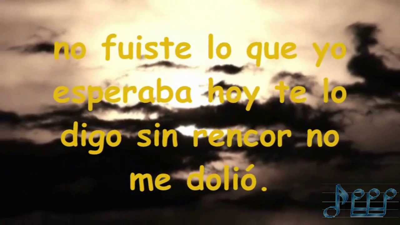 LETRA DE LA CANCION EL ORIGINAL letra de la cancion el original: