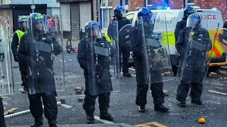 Hartlepool Clash With Police Over Southport Incident