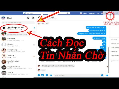 Hướng Dẫn Cách Xem Tin Nhắn Chờ Bị Ẩn Trên Facebook | Phạm Văn auto