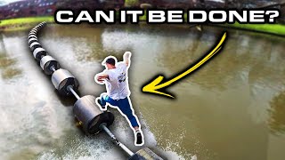 Impossible Spinning Barrel Water Challenge (Wipeout!) 💦