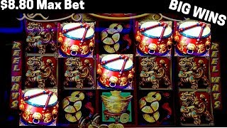 Dancing Drums Slot HUGE WIN | Toro Gordo Slot HUGE WIN | Buffalo Deluxe HUGE Line Hit | 🔴PREMIERE