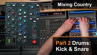 Mixing A Country Song (2 of 8) - Kick & Snare - Dan Wesley (Mixed by the Twangmeister)