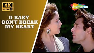 O Baby Dont Break - 4K Video | Mohabbat | Akshay Khanna, Madhuri Dixit | Abhijeet | 90'S Love Song