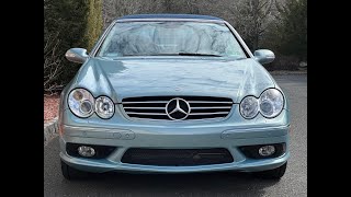 2004 Mercedes-Benz Clk500 In Ice Blue Metallic 21,900 Miles 22525
