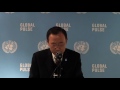 UN Secretary-General Ban Ki-moon at the RHoK Reception co-hosted Global Pulse
