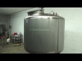 Feldmeier Vertical 304 Stainless Steel Single Wall Tank