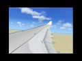 Airbus A330 landing at King Fahad airport in Dammam - FSX