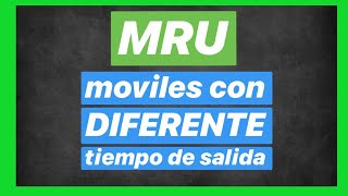 MRU tiempo de separación de salida | CURSO de CINEMATICA Clase #6