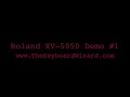 keybdwizrd - Roland XV-5050 Demo #1