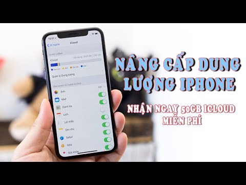 Nâng cấp bộ nhớ iphone Nhận Ngay 50GB iCloud MIỄN PHÍ