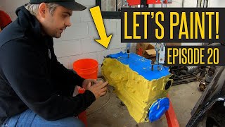 Volkswagen Jetta Mk2 Build // How To Paint An Engine Block with POR-15 Engine Enamel