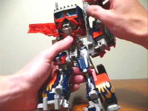 Juguete de Optimus Prime de la pelicula de Transformers