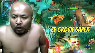 Apasi Caper Banget Grock Ngapain Aku Di Tembok Setang