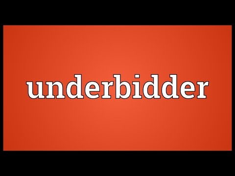 Header of underbidder