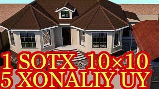 1 Sotxga Muljallangan Uy Proekti 1010M. 5Xonali Rasxod Matiriallari Bn