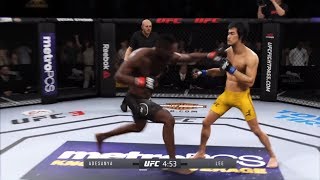 Israel Adesanya vs. Bruce Lee (EA sports UFC 3) - CPU vs. CPU
