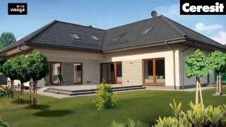 Stone effect facade: Granite structure step by step