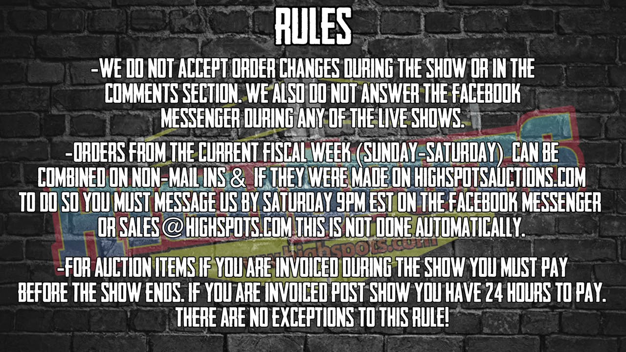 HIGHSPOTS RULES