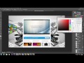 Photoshop Tutorial: Website Computer Background Graphic Design