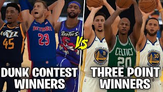 Team of Dunk Contest Winners vs Team Of Three Point Contest Winners! | NBA 2K19