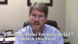 Thinking About Forming a Single Member LLC? Watch this First! Thinking About Forming a Single Member LLC? Watch this First!