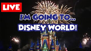 LIVE: I'm Going to DISNEY WORLD....AGAIN? || See you real soon!