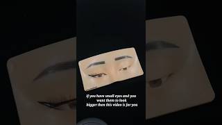 How To Make Small Eyes Look Bigger With Eyeliner Makeup By Syra