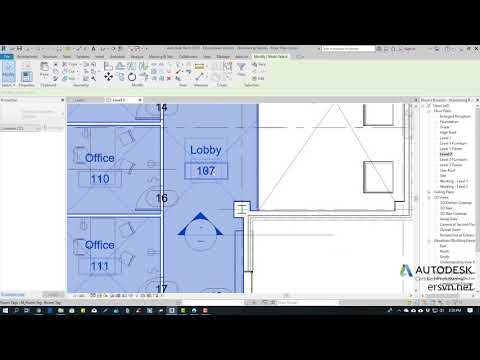 Hướng dẫn sử dụng Revit Architecture 2019 | Bài 72: Đánh số phòng