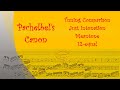 Pachelbel's Canon in 3 tunings: Just intonation, Meantone and 12-equal