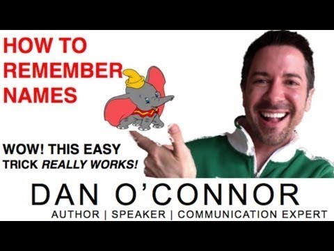 How to Remember Names-Anybody's Name-Memory Tricks for Good Communication Skills