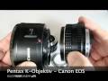 Pentax K-Objektiv - Canon EOS Adapter - by enjoyyourcamera.com