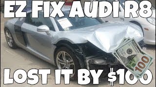 I Lost This Salvage Audi R8 By Only S100 Why I Stopped Bidding Huge Mistake I Lost This Salvage Audi R8 By Only S100 Why I Stopped Bidding Huge Mistake