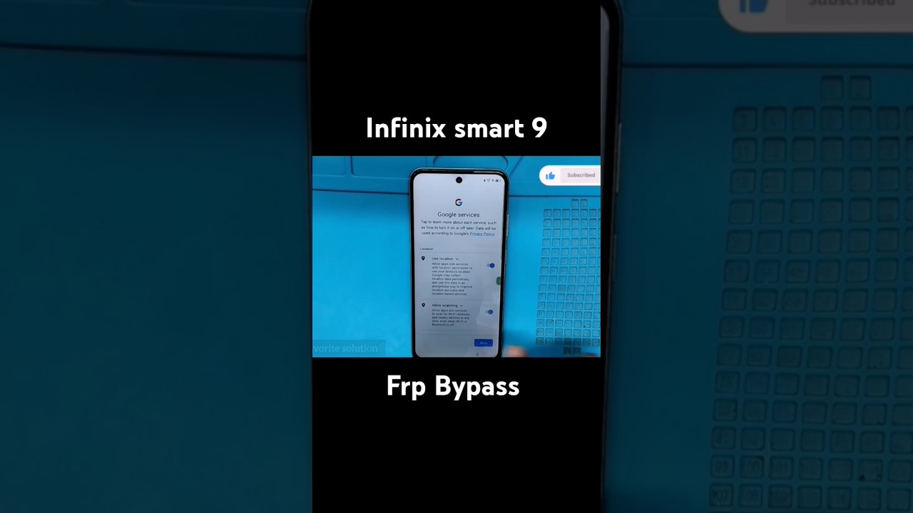 Infinix smart 9 (X6532) frp bypass, Google account Infinix smart 9 (X6532) frp bypass, Google account