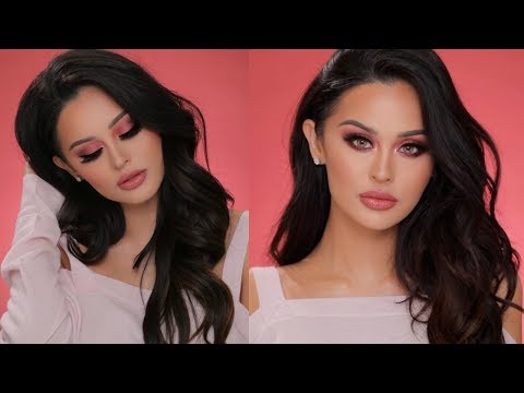 Warm Cherry Sculpted Makeup Tutorial - YouTube