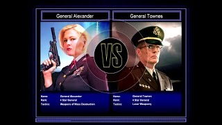 Command & Conquer General Zero Hour Challenge General Alexander Vs General Townes Hard Mode