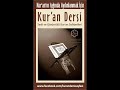 KUR'AN DERSİ fon müziği