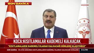Sağlık Bakanı Fahrettin Kocadan Kısıtlamalar Ile Ilgili Konuşuyor