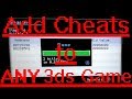 How to Add/Make Cheats for ANY 3ds Game
