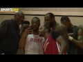 Lebron's dunk show after practice in Phoenix