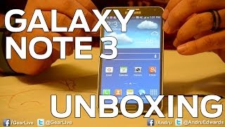 Samsung Galaxy Note 3 Unboxing